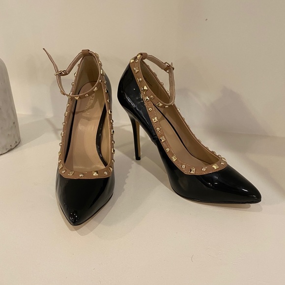 FIRM NW Pleaser black studded stilettos - Picture 7 of 7